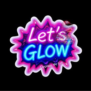 Let's Glow Neon 40 Sticker Pack